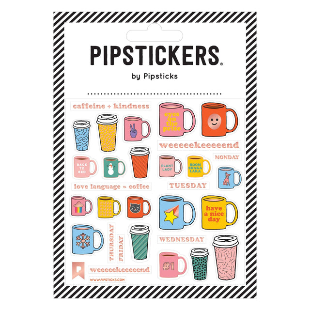 Daily Coffee Stickers by Pipsticks