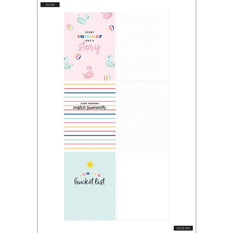 Happy Notes Summer Story Journals |  3 Pack