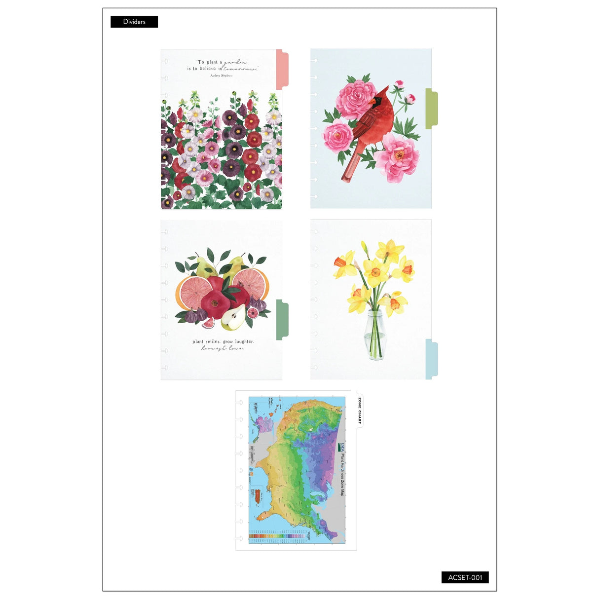 Happy Planner Classic Gardening Accessory Pack