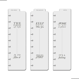 Happy Planner Work Life Signature CLASSIC Bookmarks details