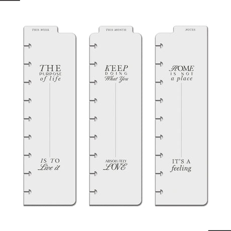 Happy Planner Work Life Signature CLASSIC Bookmarks details