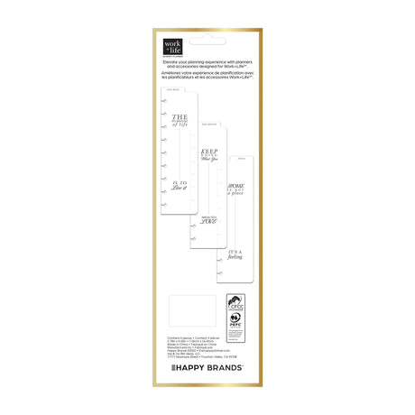 Happy Planner Work Life Signature CLASSIC Bookmarks