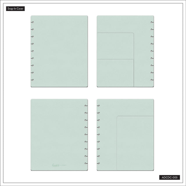 Happy Planner Classic Seafoam Deluxe Snap-In Covers