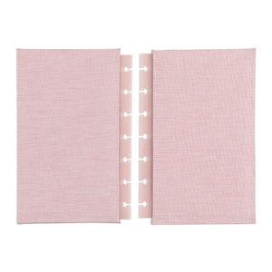 Happy Planner Blush MINI Snap-In Soft Cover close up