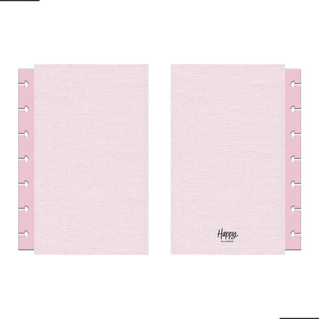 Happy Planner Blush MINI Snap-In Soft Cover flat lay