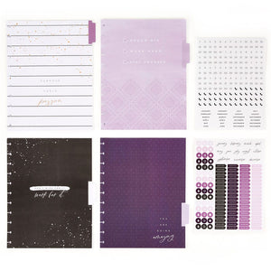Happy Planner BIG Girl Vertical Hourly Girl Goals Extension Pack - Undated 4-Months