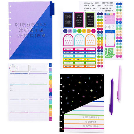 Happy Planner Kindness Costs Nothing Budget Extension Pack - Undated 4-Months