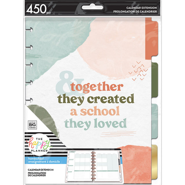 AEPCEP-009-Happy Planner-Classic-Homeschool Classic Extension Pack