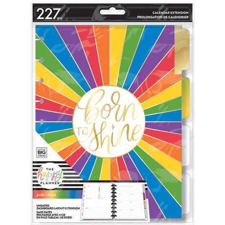 Happy Planner Classic Pride Dashboard Extension Pack