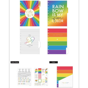 Happy Planner Classic Pride Dashboard Extension Pack - Undated 4-Months