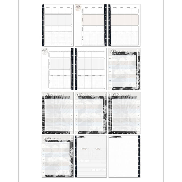 Happy Planner Still Life Wellness Classic Extension Pack