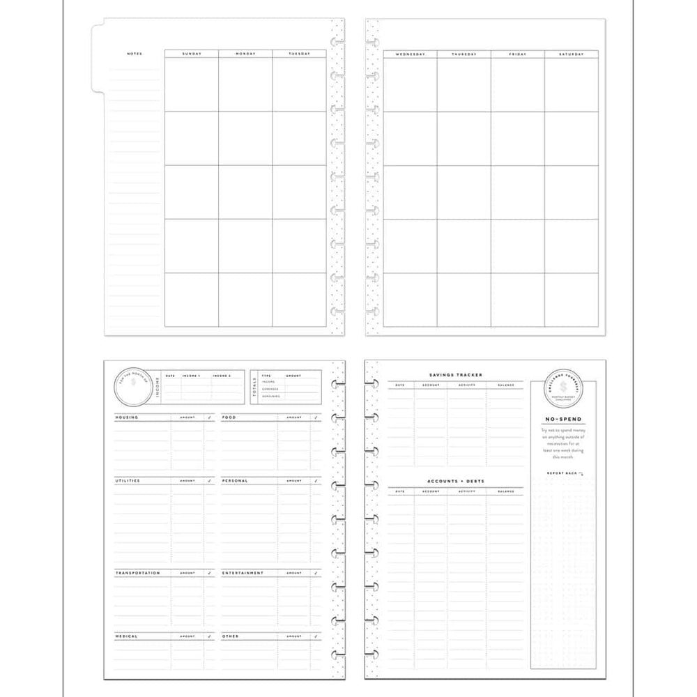 Happy Planner Bright Budget Classic Extension Pack