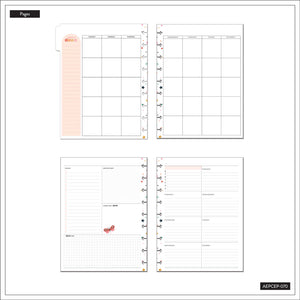Happy Planner Classic Life's a Party Dashboard Extension Pack - Undated 4-Months