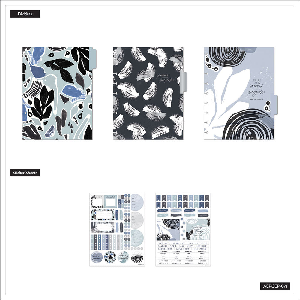 Happy Planner Classic Funky Abstracts Daily Extension Pack