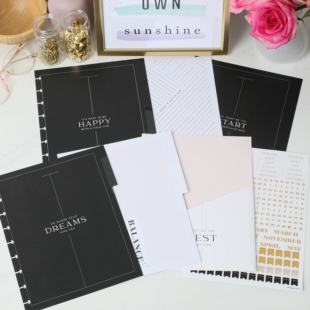 Happy Planner Classic Work Life Modernist Professional Vertical Extension Pack