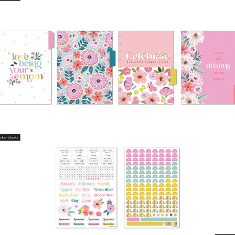 Happy Planner Fresh Bouquet CLASSIC DASHBOARD Extension Pack dividers