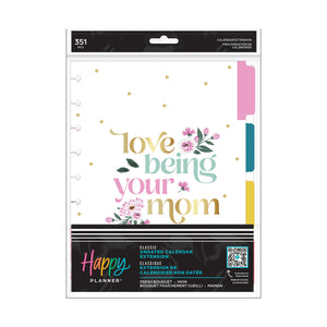 Happy Planner Fresh Bouquet CLASSIC DASHBOARD Extension Pack
