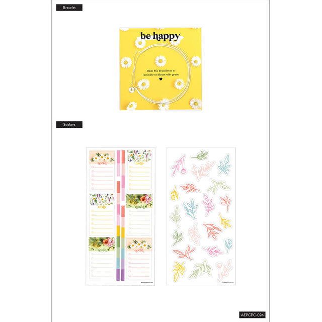 Happy Planner Classic Pressed Florals Planner Companion