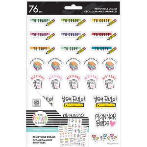 Happy Planner Stick Girl Dry Erase Removable Decals
