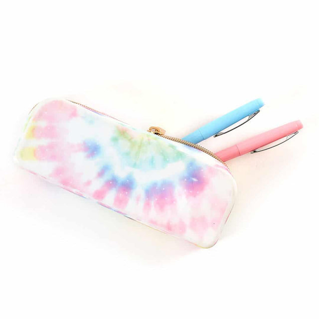 Happy Planner Pastel Tie-Dye Silicone Zip Pen Pouch