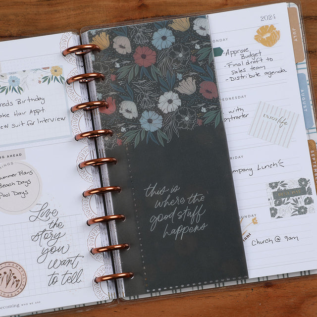 Happy Planner Homesteader Envelopes flowers