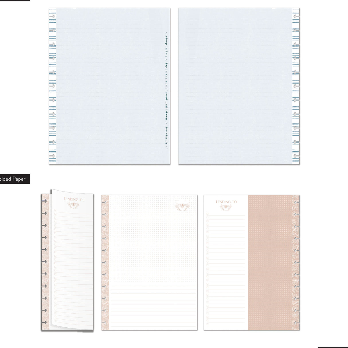 Happy Planner Homesteader BIG Value Accessory Pack paper