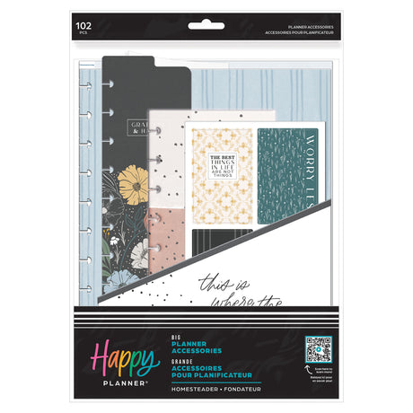 BIG Happy Planner Life Is Lovely Accessories Pack 157 Pieces 8.5×11in NEW