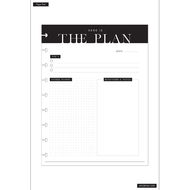 Happy Planner The Plan Classic Block Pad