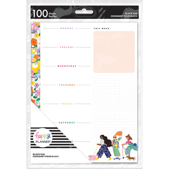 Happy Planner Classic Groovin Movin Block Pad