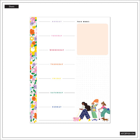 Happy Planner Classic Groovin Movin Block Pad