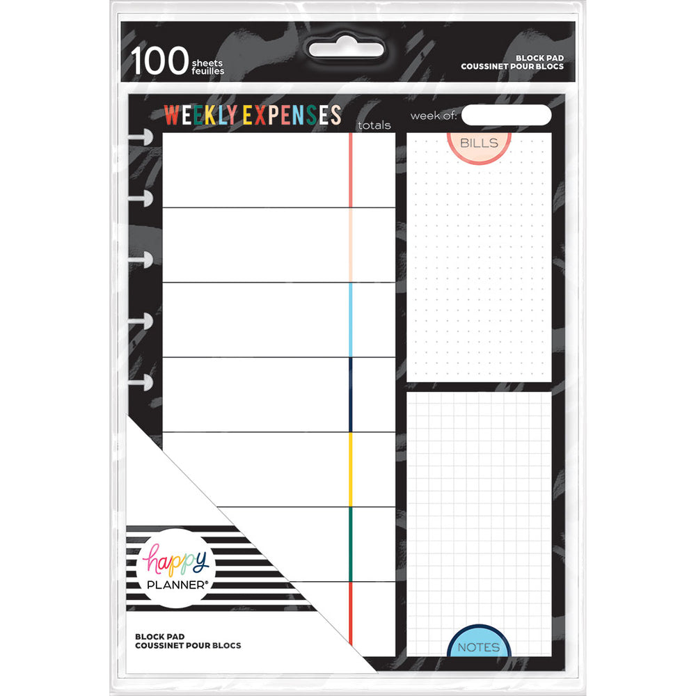 Happy Planner Classic Bright Retro Block Pad