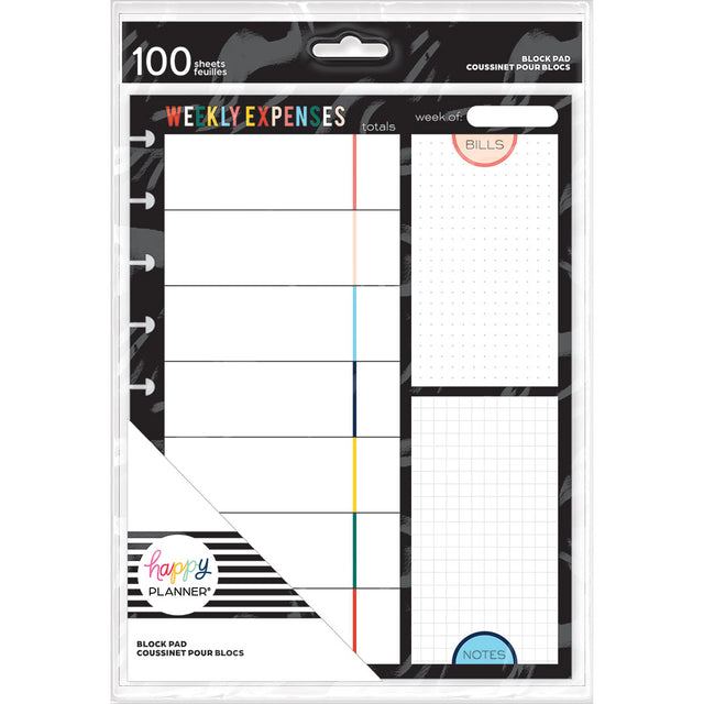 Happy Planner Classic Bright Retro Block Pad