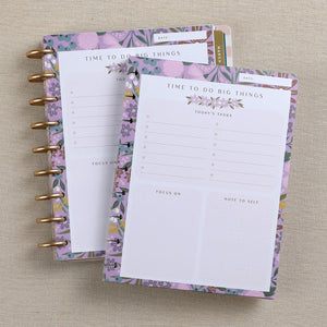 Happy Planner Made to Bloom CLASSIC Block Pad flat lay