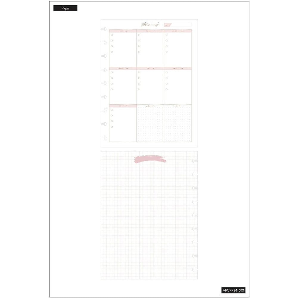 Happy Planner Classic Weekly Schedule Paper - Checklist + Grid