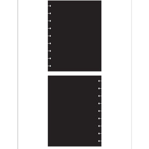 Happy Planner Black Pages Classic Filler Paper - Blank