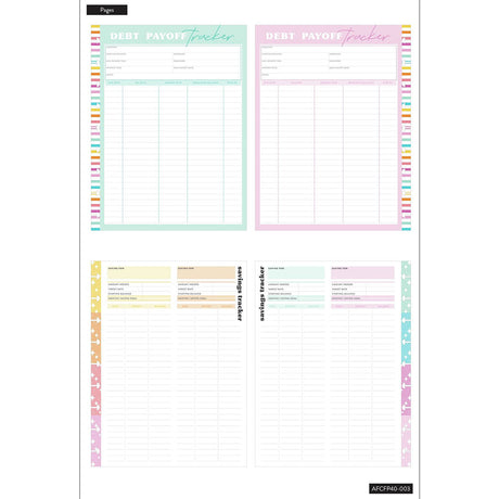 Happy Planner Classic Debt Payoff Tracker Fill Paper - Savvy Saver
