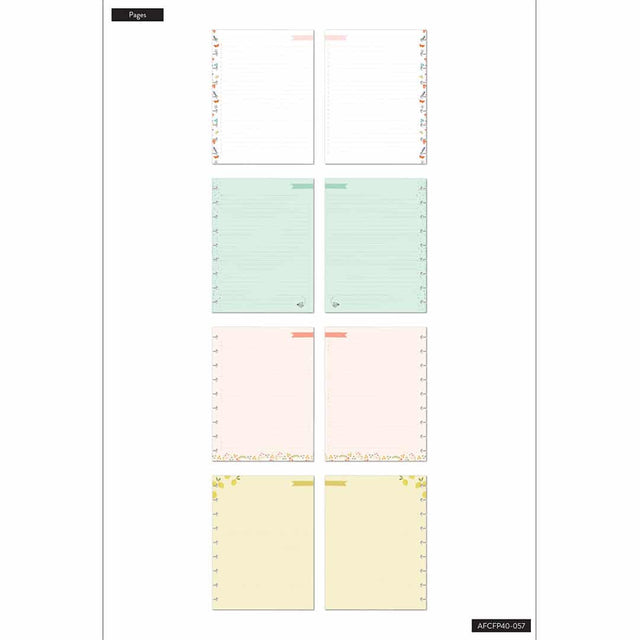 Happy Planner Life Is Sweet Classic Fill Paper - Checklist Lined