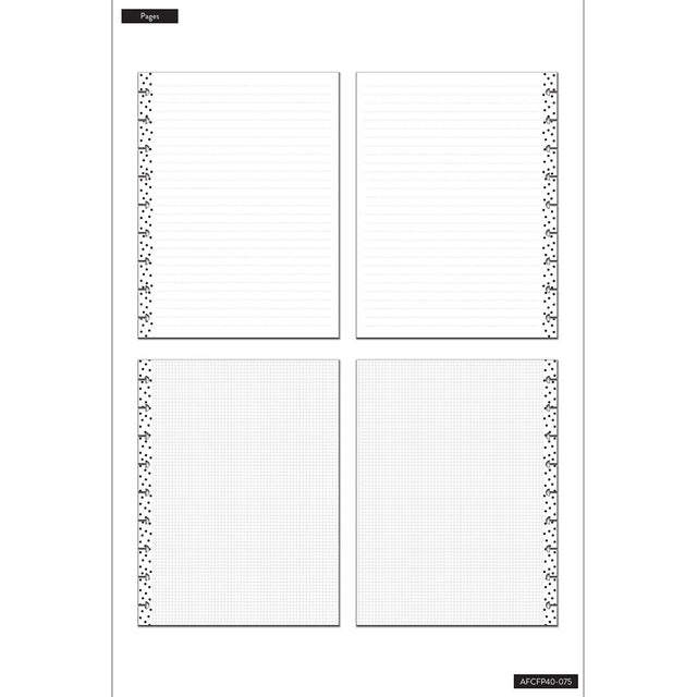 Happy Planner Simple Dots Classic Filler Paper