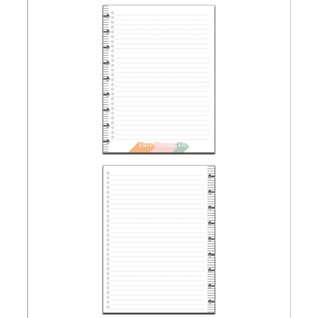 Happy Planner Everyday Checklist Classic Filler Paper - Checklist + Lined