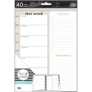 Happy Planner Classic Perfect Plans Filler Paper