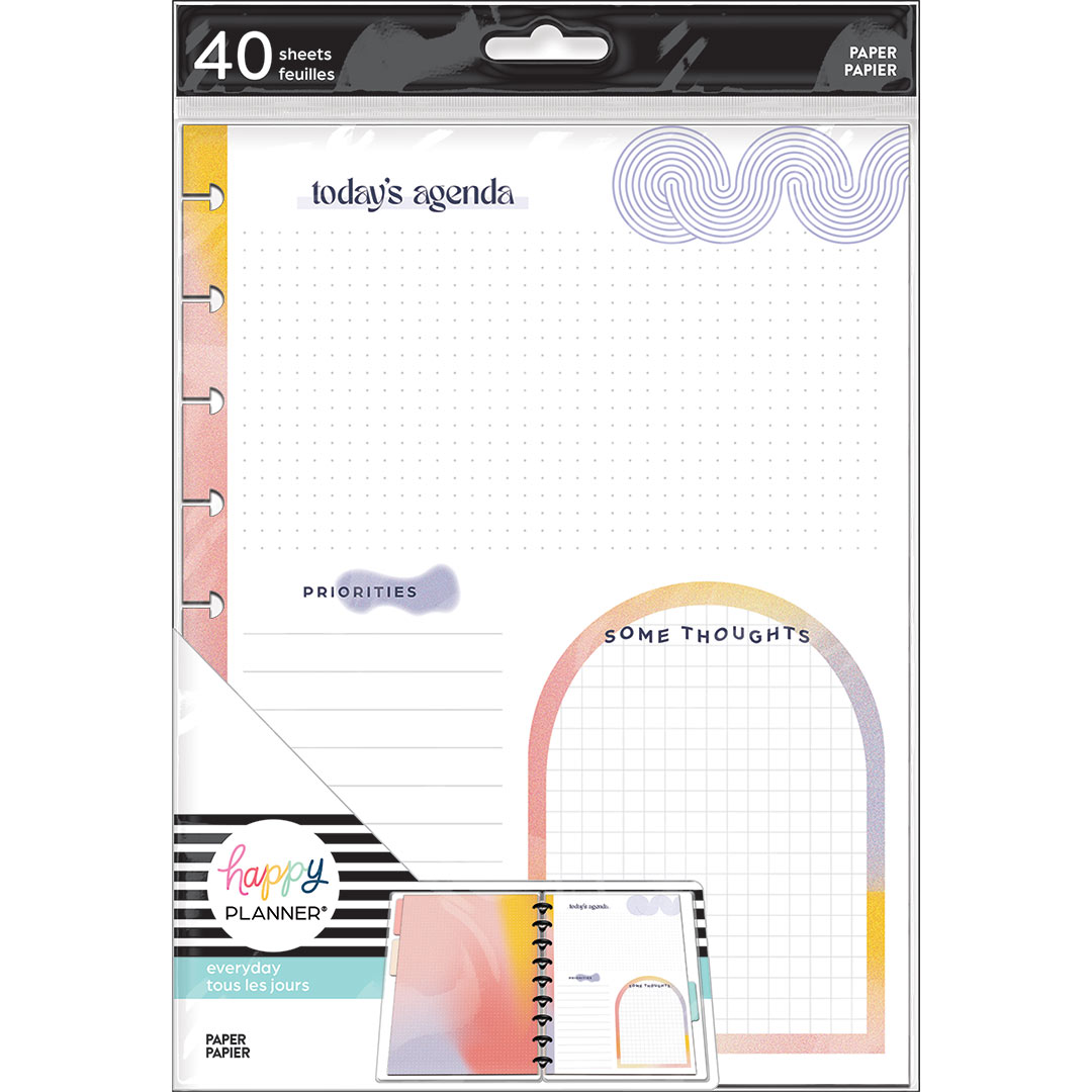 Happy Planner Classic Happy Mod Filler Paper | Dot Grid Lined
