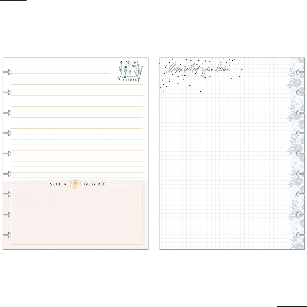 Happy Planner Homesteader CLASSIC Fill Paper close up