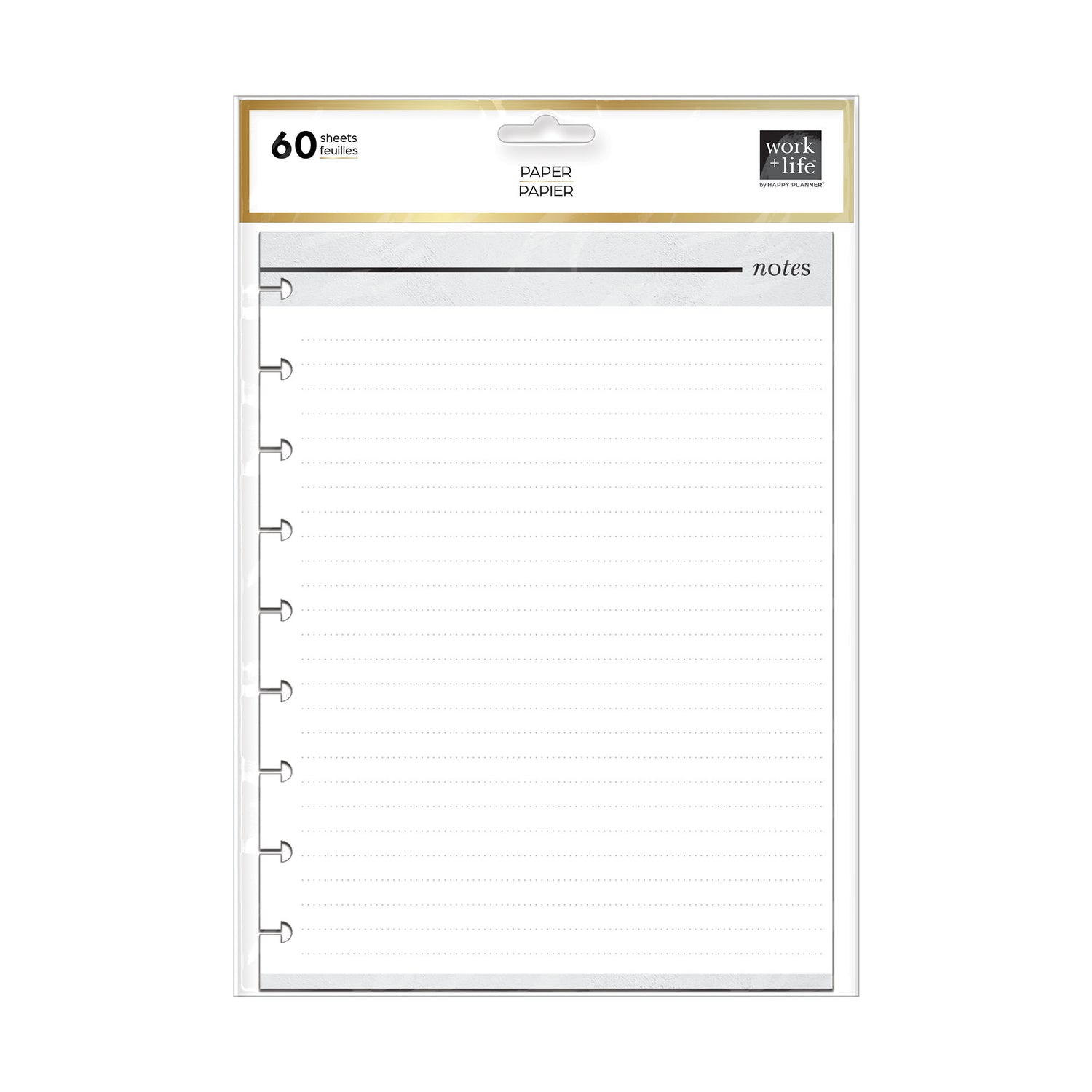 Happy Planner Work Life Metropolitan CLASSIC Fill Paper - Lined