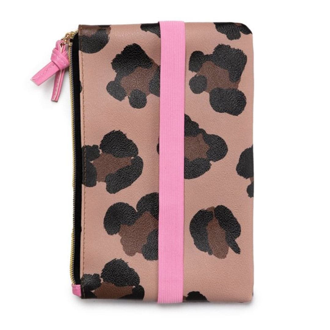 Happy Planner Leopard Banded Pouch with Pen Loop