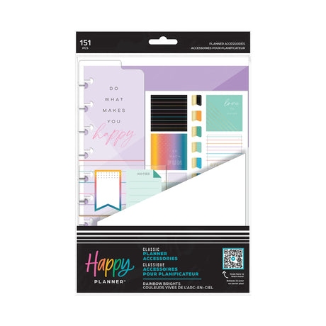 Happy Planner Rainbow Brights CLASSIC Accessory Pack