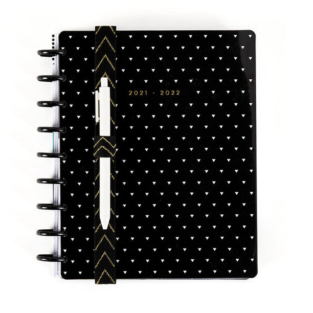 Happy Planner  B&W Neutral Elastic Band Pen Holder