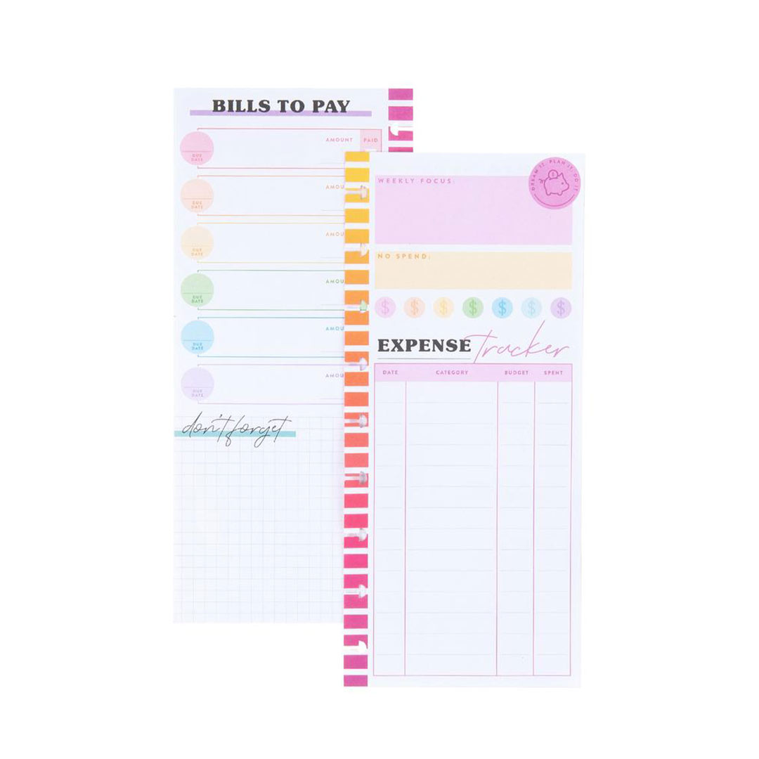Happy Planner Budget Tracker Savvy Saver SKINNY CLASSIC Fill Paper