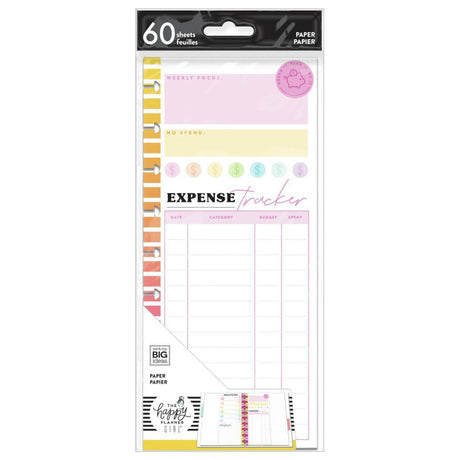AFSCFP60-003-Happy Planner-Classic-Budget Tracker Fill Paper