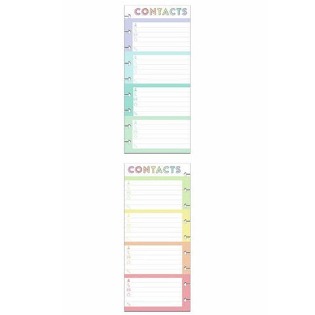 Happy Planner Skinny Classic Contacts Fill Paper