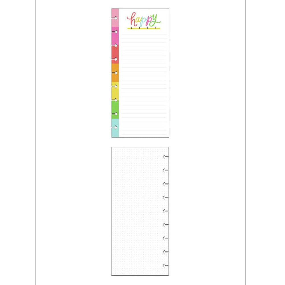 Happy Planner Skinny Classic List Fill Paper